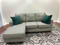 Gray Sectional Sofa with Chaise