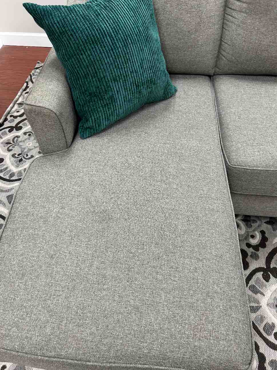 Gray Sectional Sofa with Chaise